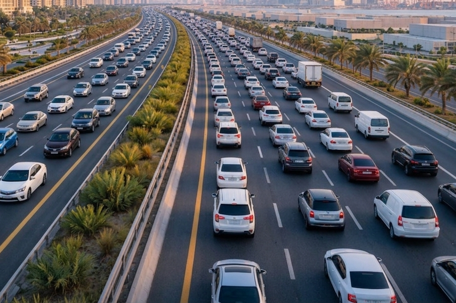 Sharjah to Jebel Ali car lift